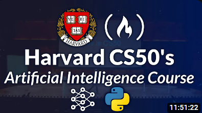 Harvard CS50’s Artificial Intelligence with Python – Full University Course